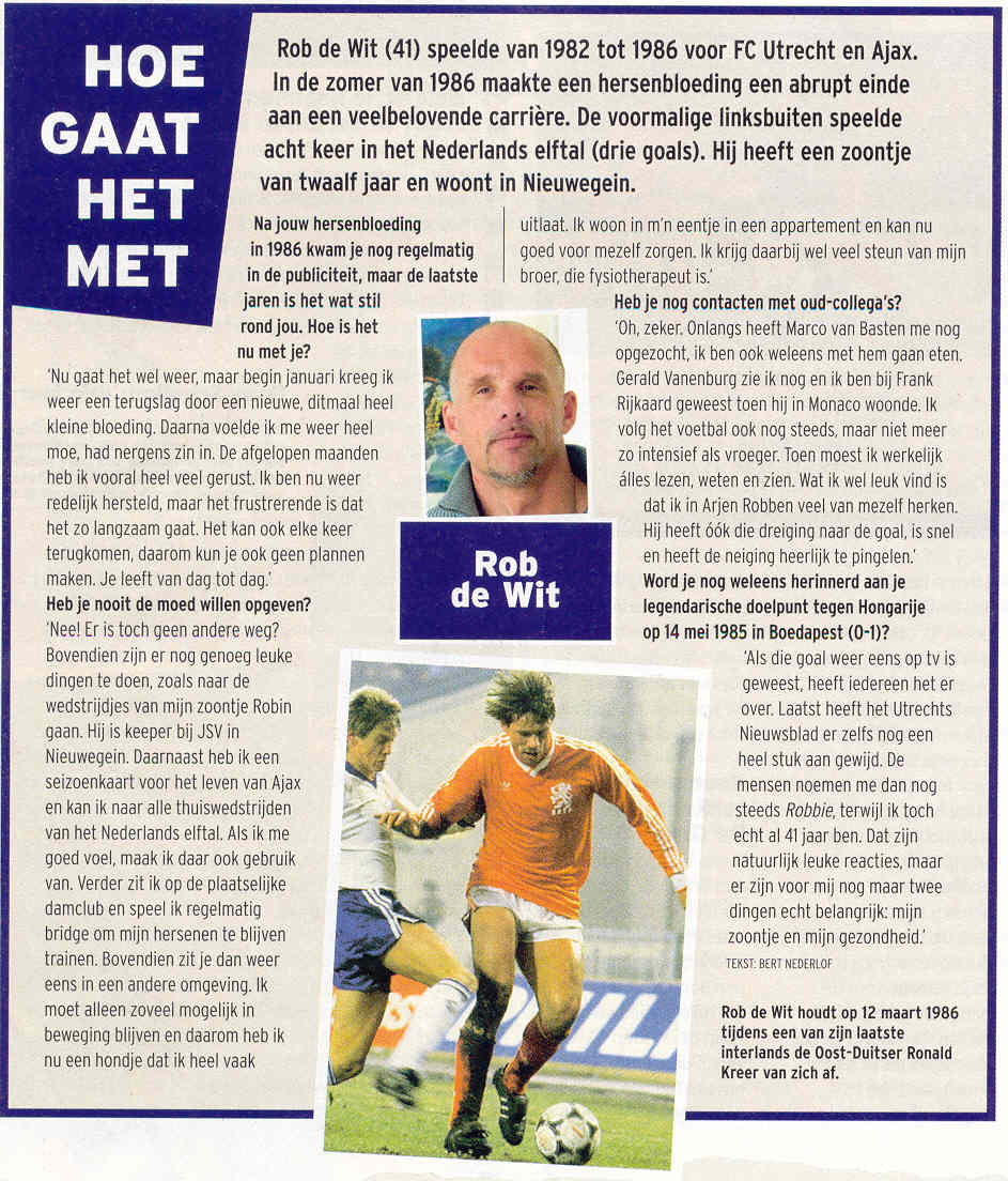 Artikel Rob de Wit VI